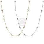 Gemstone and Diamond Accent Necklace