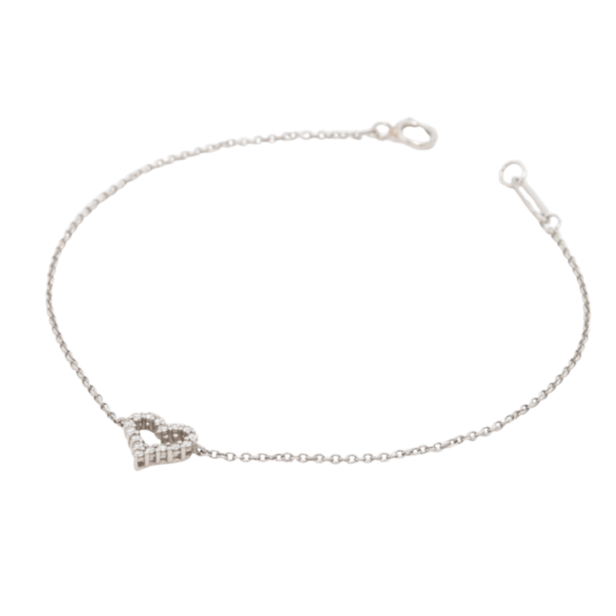 Tiffany & Co. Sentimental Heart Mini Diamond Bracelet