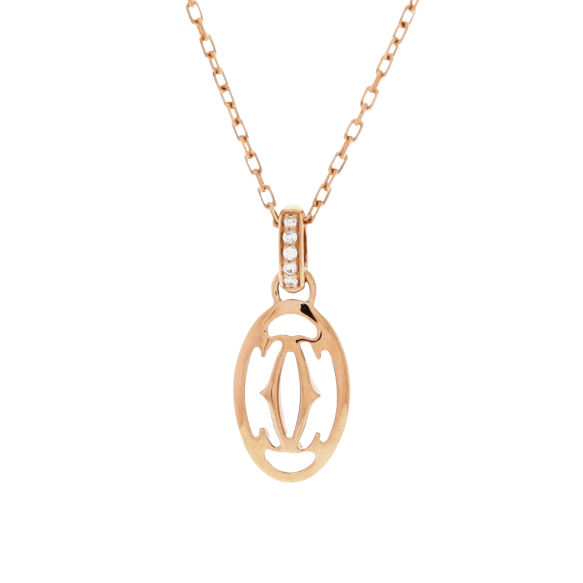 Cartier Logo Double C Pendant
