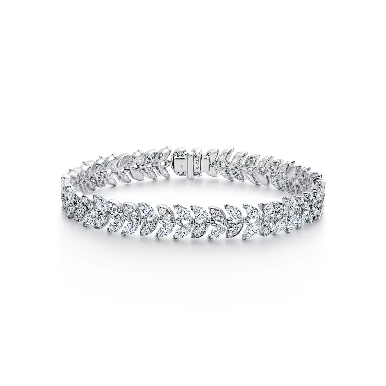 Tiffany & Co. Victoria Vine Tennis Bracelet