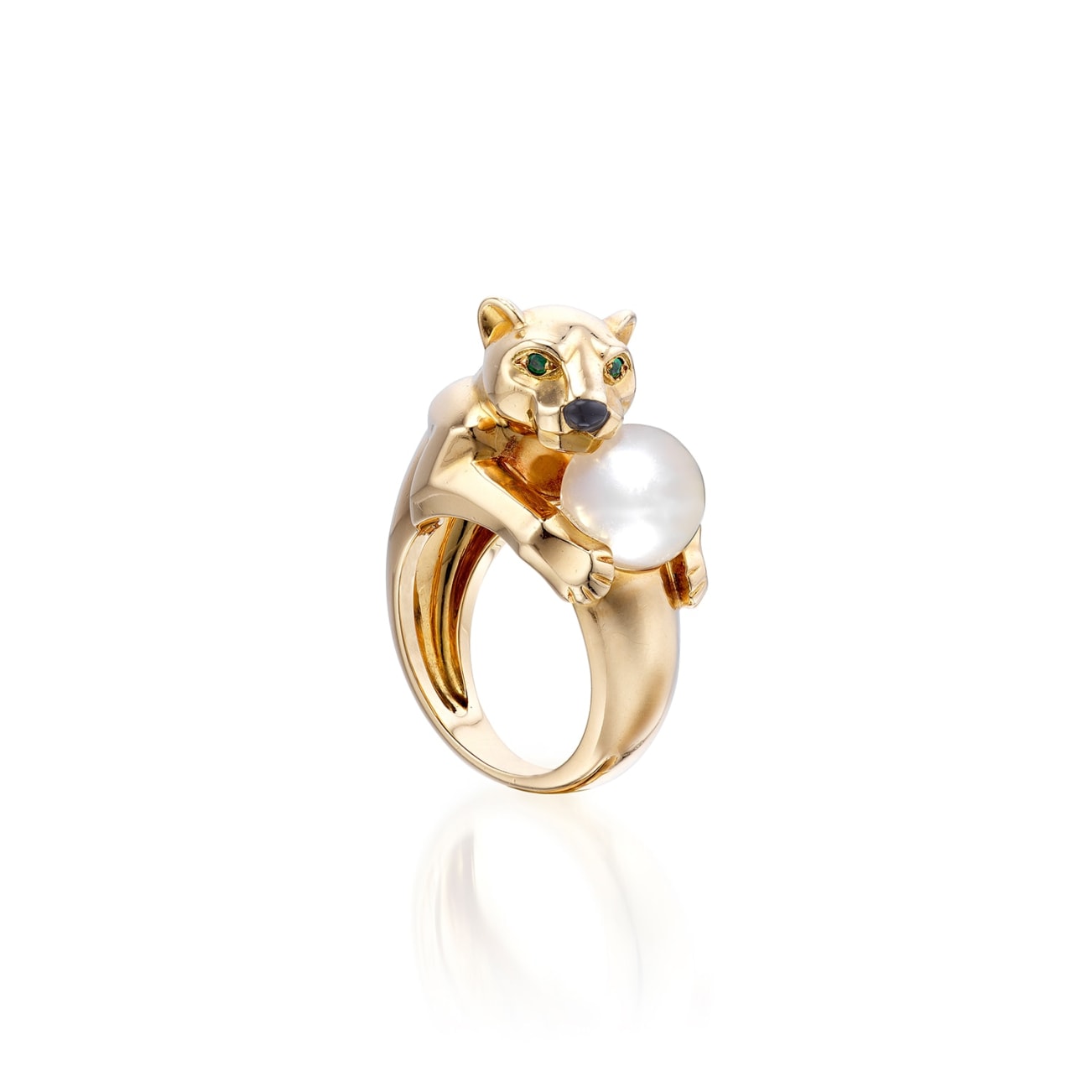 Cartier Panther with Pearl Ring